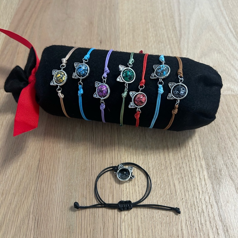 Handmade Colorful Adjustable Fidget Bracelets